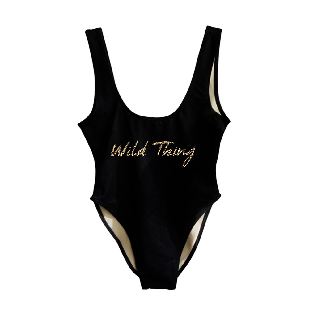 Wild Thing Black Bathing Suit